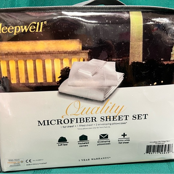 Sleepwell king sheet set - Picture 7 of 9